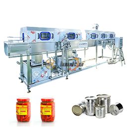 Dỡ đống lon rỗng và làm sạch
