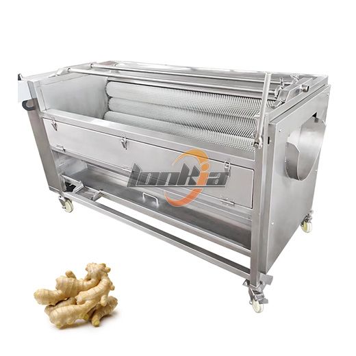 Máy Bóc Vỏ Bằng Bàn Chải Lông