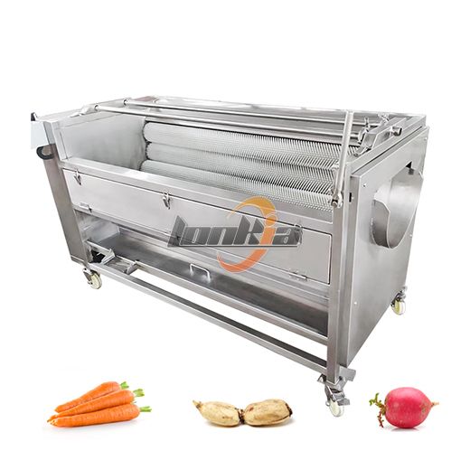 Máy Bóc Vỏ Bằng Bàn Chải Lông
