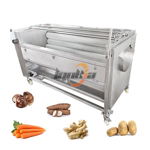 Máy Bóc Vỏ Bằng Bàn Chải Lông