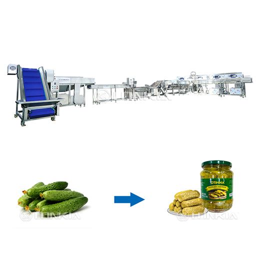 Dây chuyền chế biến đóng hộp dưa chuột