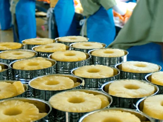 Dây chuyền chế biến đóng hộp dứa